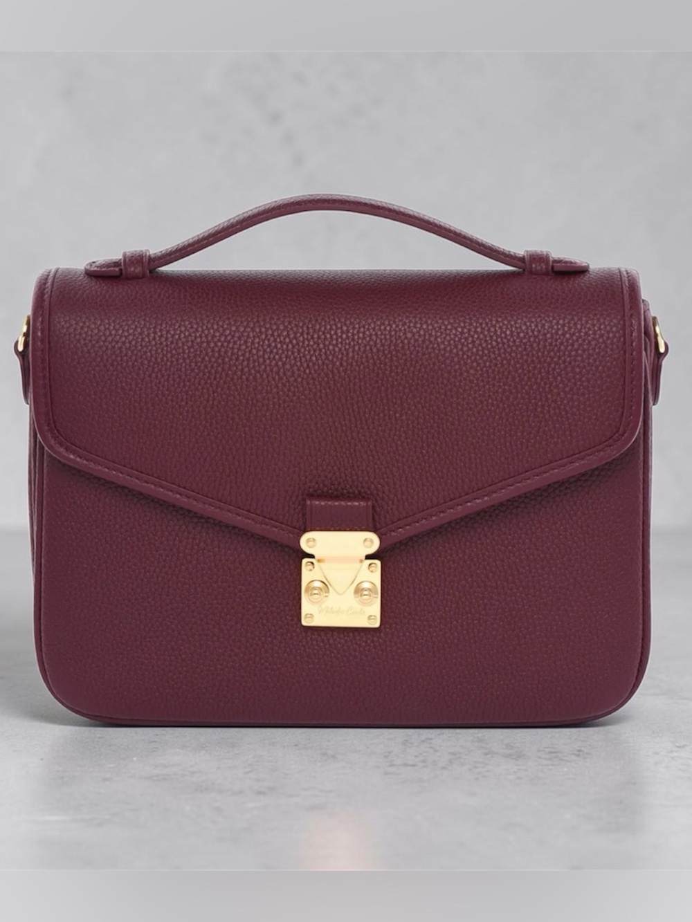 Melodie Cecile Paris 15 Bag in Burgundy/New